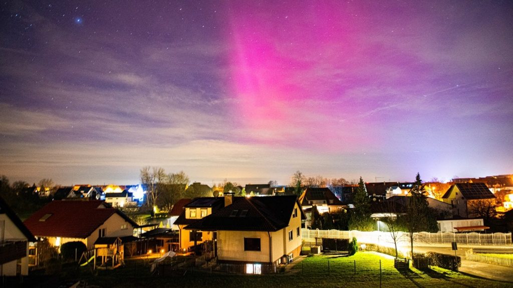 Polarlichter über BW: Nordlichter an Neujahrsabend im Murrtal