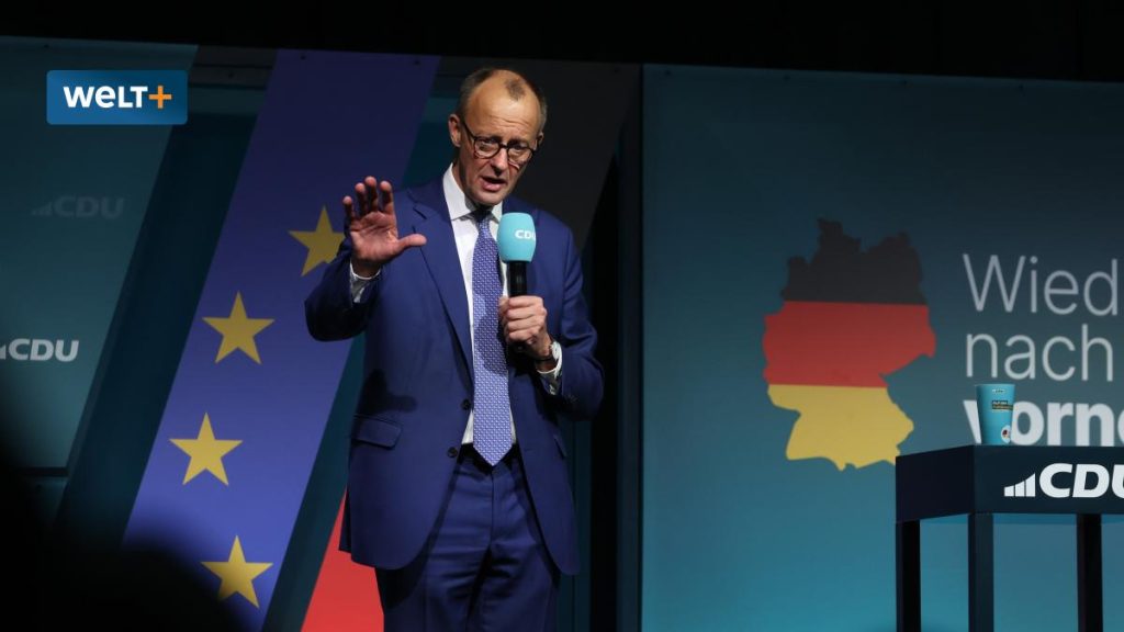 Friedrich Merz in Dresden: Und dann fährt Merz den Rückkutsch gegen seinen Bogen -Rival Angela Merkel