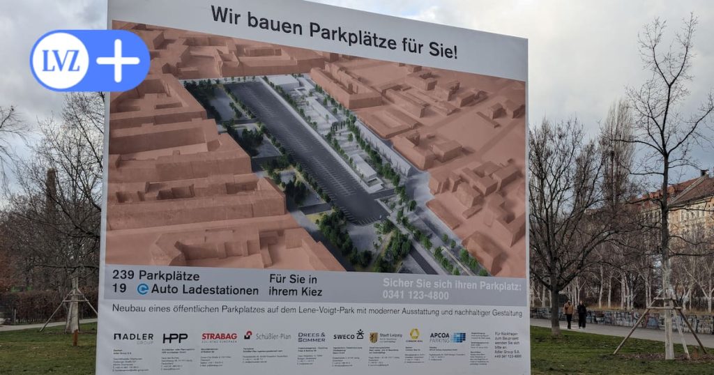 Leipzig: Fake-Plakate melden Bau-Pläne in Lene-Voigt-Park und Eisenbahnstraße – Leipziger Volkszeitung