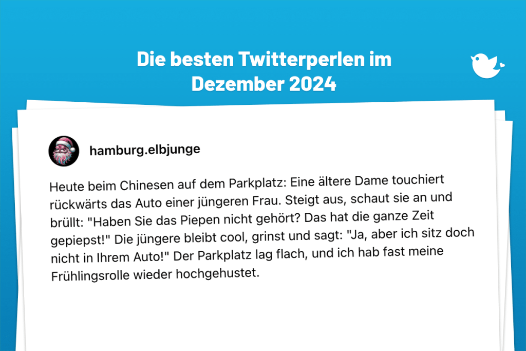 Die besten Twitterperlen im Dezember 2024