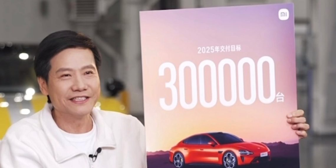 Xiaomi SU7: Elektroauto soll seine Verkaufszahlen 2025 verdoppeln