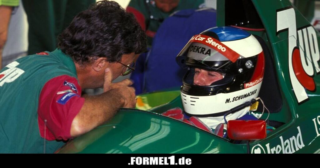 „Schumi“ musste im Test vor der Formel -1 -Debüt „Schumi“ „Schumi“ bremsen