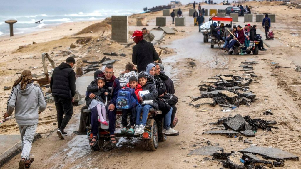 Trump sprach die Palästinenser zum Recht, nach Gaza zurückzukehren