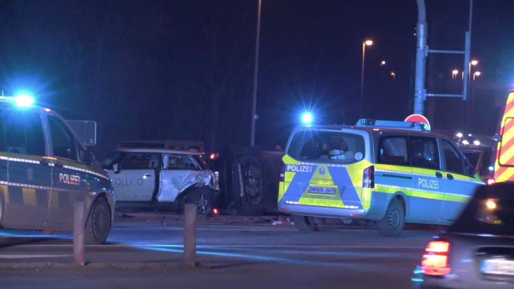 Die Jagd der Persequenz in Oberhausen endet mit schwerem Unfall