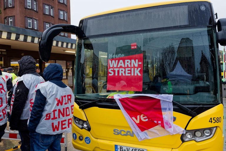 24 Stunden BVG Streik am Montag in Berlin