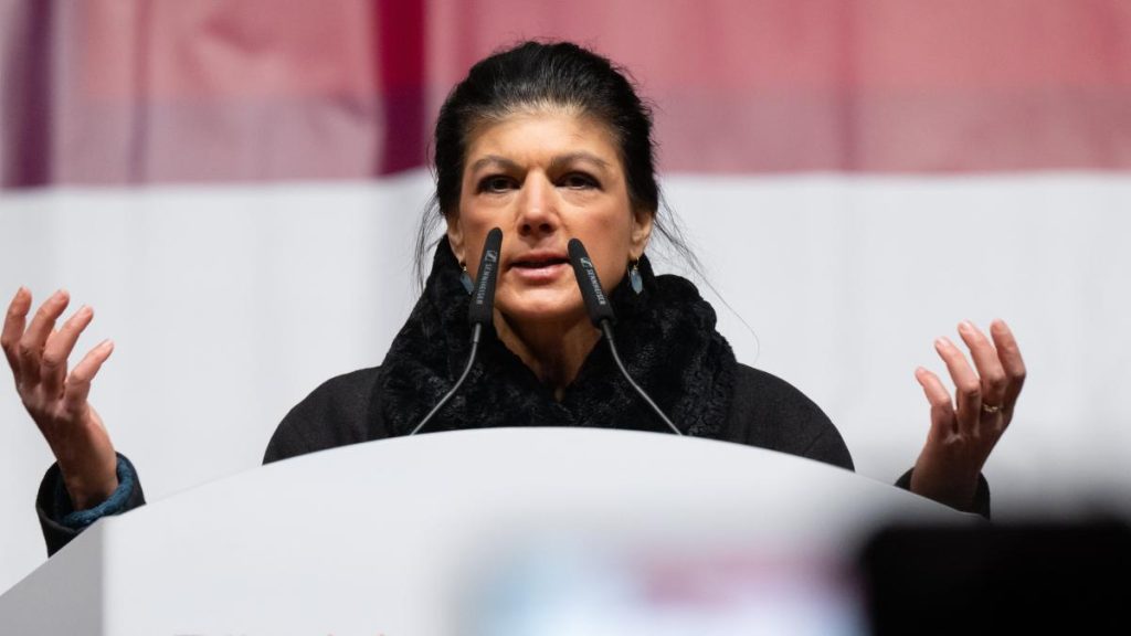 BSW -Wahlkampagne Start: „Moskau aus!“, Wagenknecht in München hält es auf