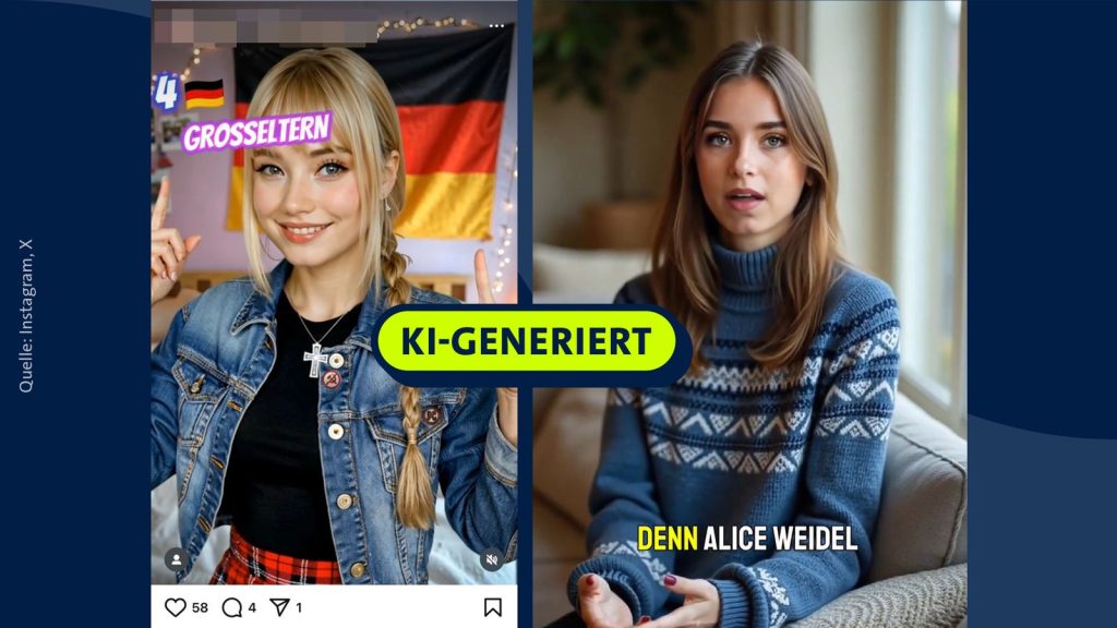 Wie die KI erzeugt Influencer machen Wahlkampagne für die AFD