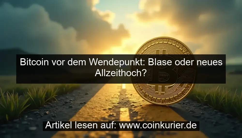 Bitcoin vor dem Wendepunkt: Bubble oder neu All -Time High?