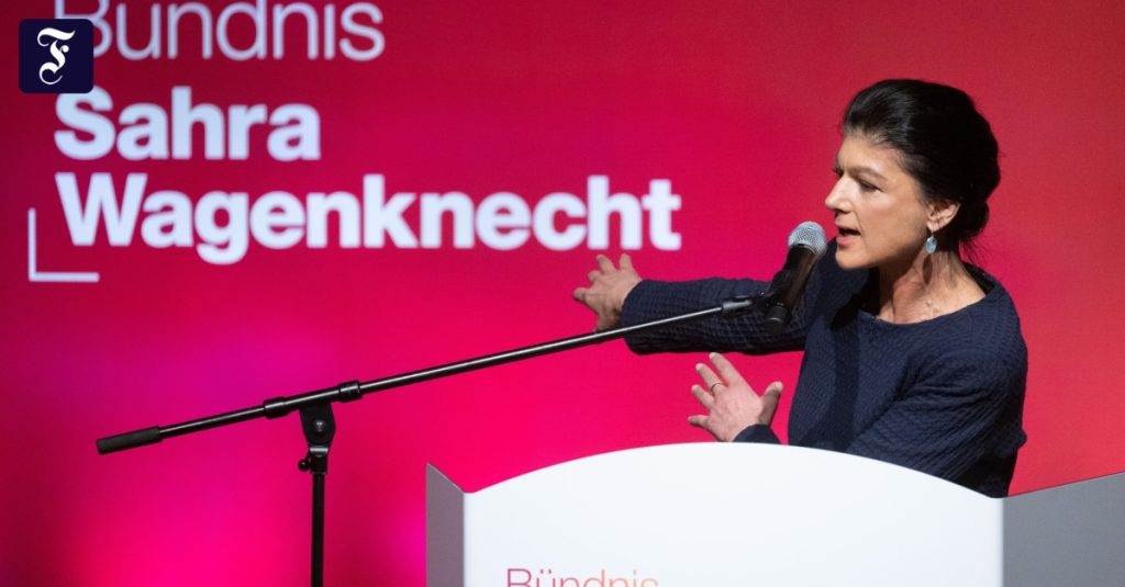 Laut Wagenknecht entscheidet die Bundestag -Wahl 2025 für ihre „politische Zukunft“