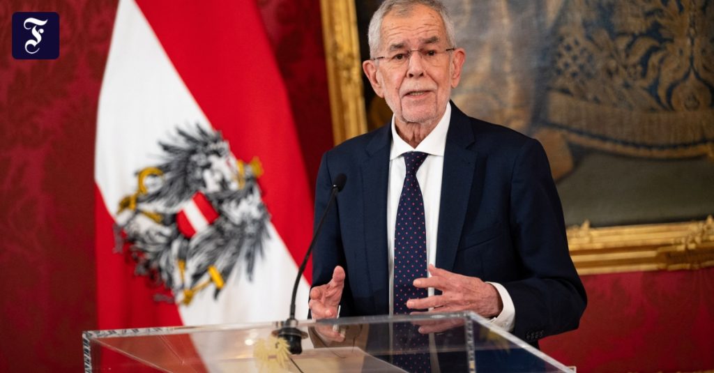 Van der Bellen fordert die Parteien auf, ein Kompromiss zu sein, um Kompromisse einzugehen