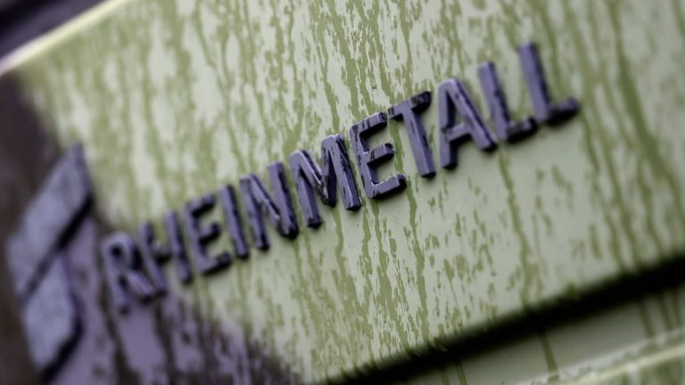 Der Rheinmetall -Anteil fällt an der Börse