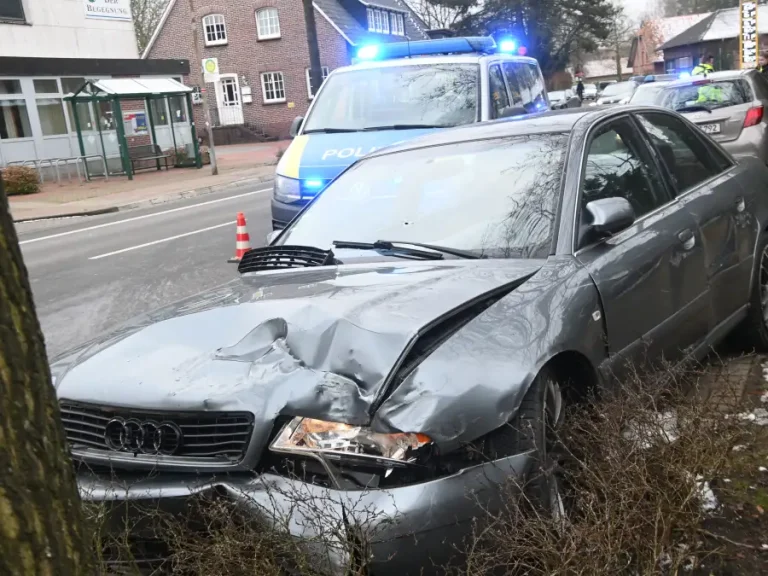 Die Polizei stoppt flüchtiges Fahrzeug nach Schüssen und Straßensperre