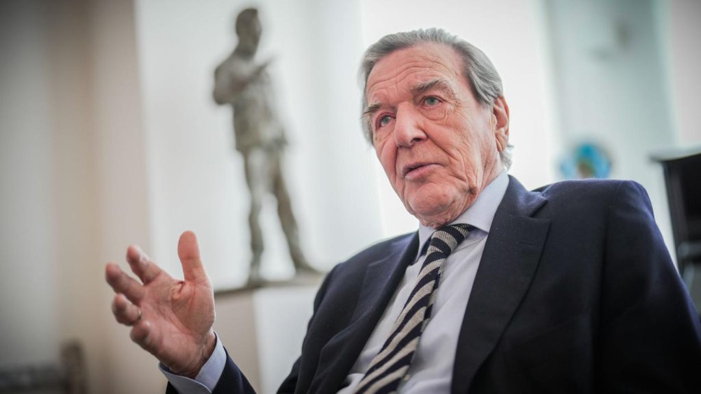 Gerhard Schröder geht mit Burnout in die Klinik