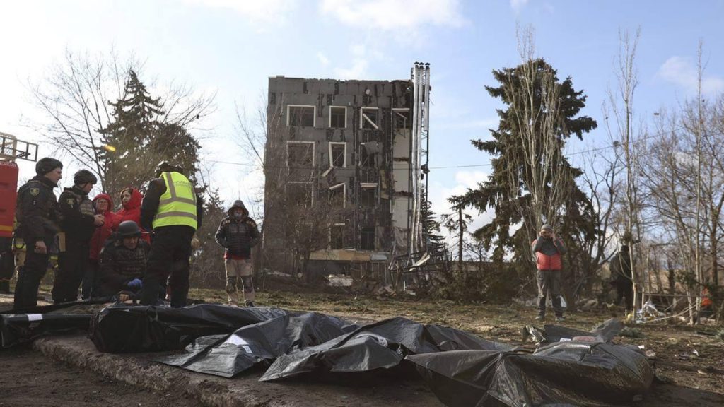 Krieg gegen die Ukraine: tot nach einem russischen Angriff auf kleine Stadt