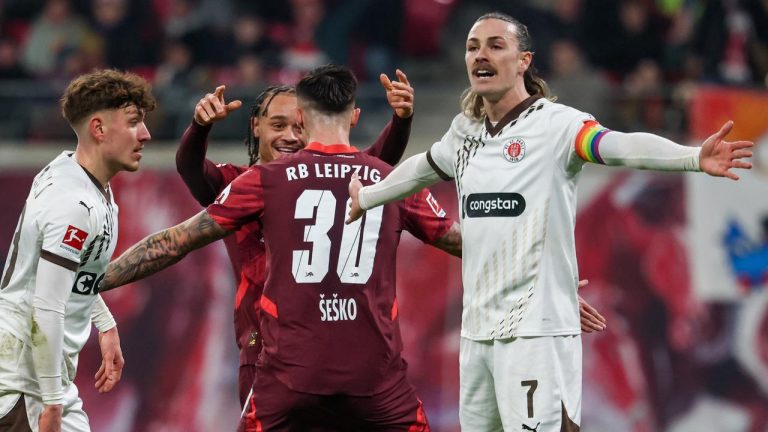 Bundesliga: St. Pauli ohne Chance bei RB Leipzig