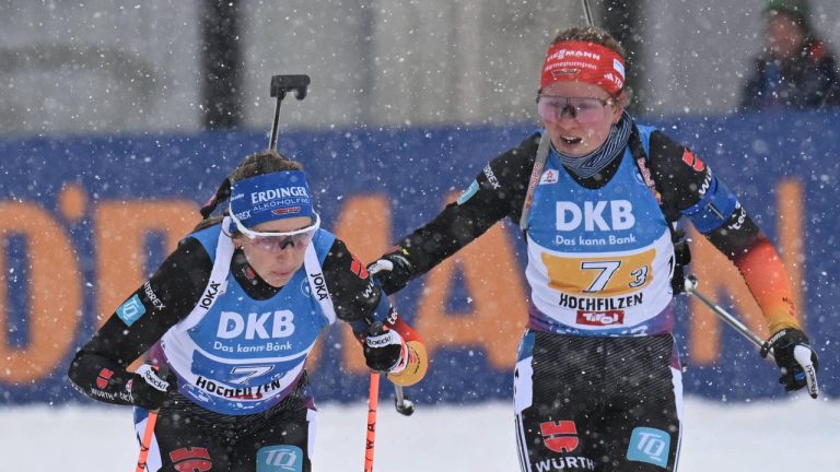 Biathlon -Weltmeisterschaft: Das deutsche Team beginnt mit einer Premiere