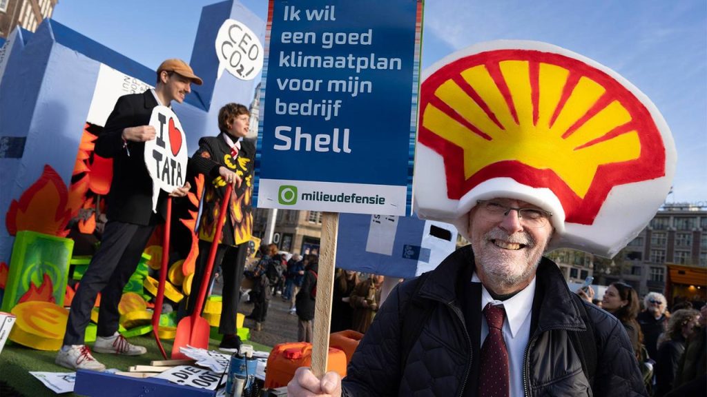 Umweltschützer bewegen sich gegen Shell vor dem höchsten Gericht