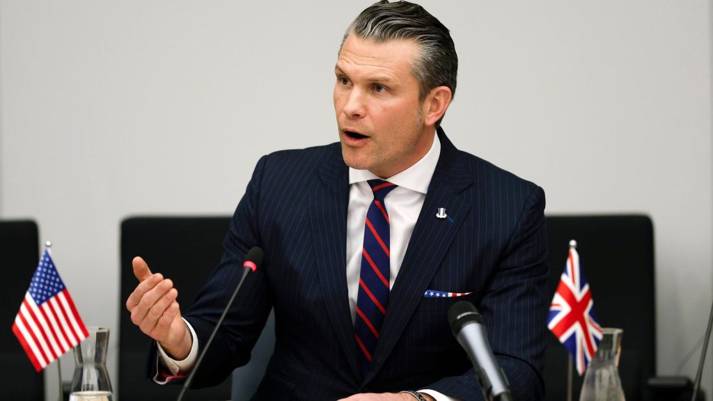 US -Verteidigungsminister Hegseth in die Ukraine: Grenzen vor 2014 und die NATO -Mitgliedschaft „unrealistisch“