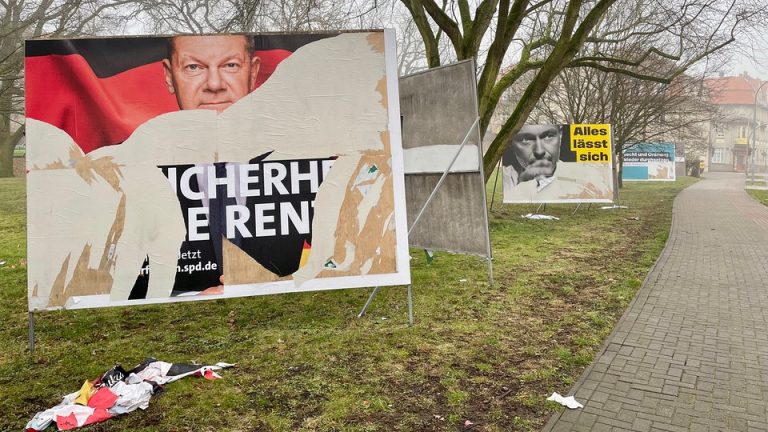 Bundestag-Wahl 2025: Hunderte von Wahlplakaten, die in Sachsen-Anhalt versetzt sind, zerrissen oder weg