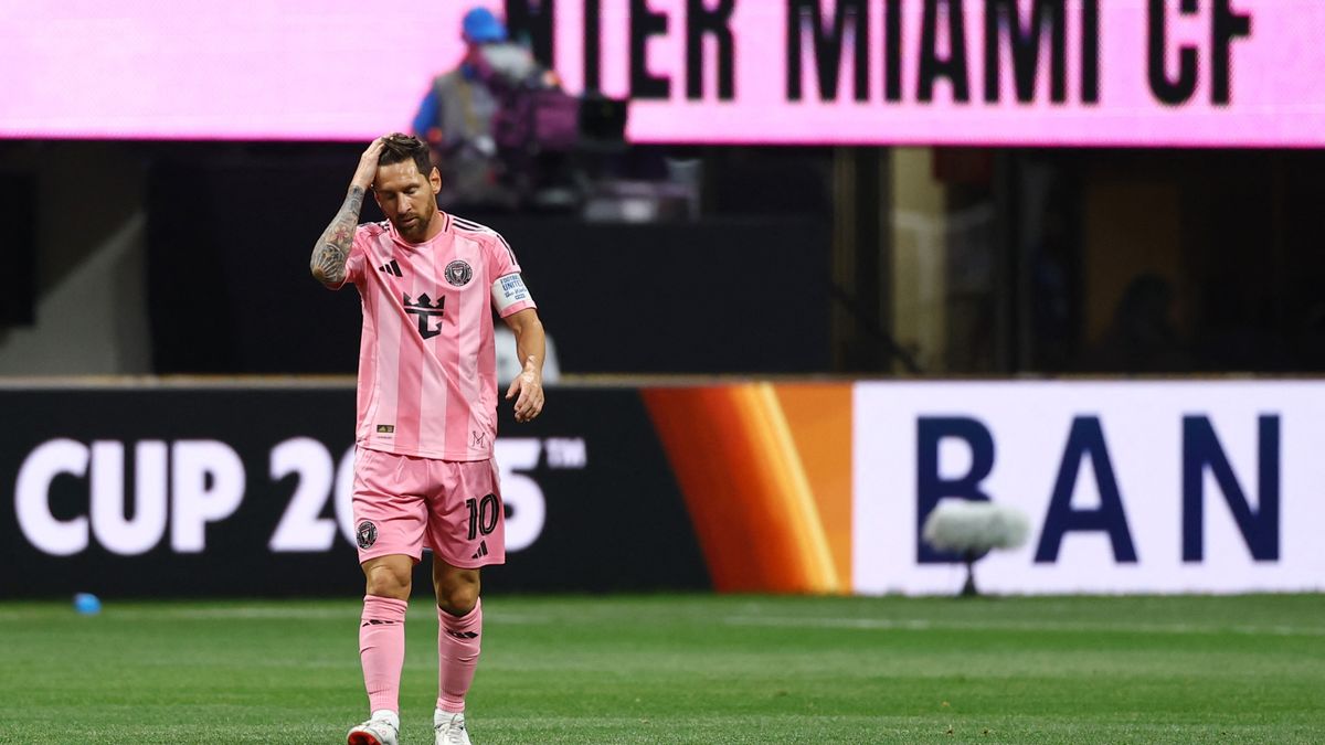 Club World Cup 2025: PSG führt Inter Miami aus, während er Lionel Messi sieht