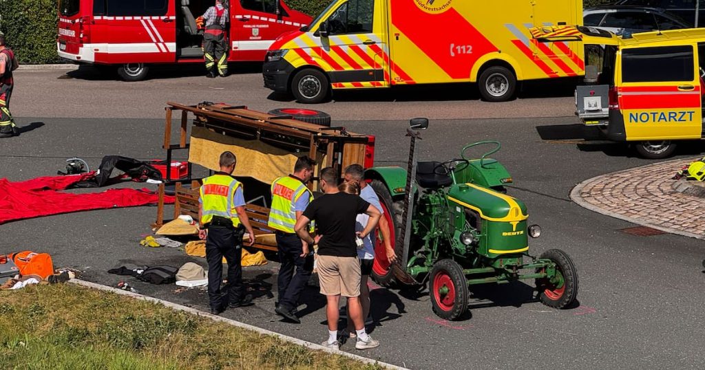 Sachsen: Mehrere Verletzungen beim Wagenunfall Sachsen: Mehrere Verletzungen beim Wagenunfall