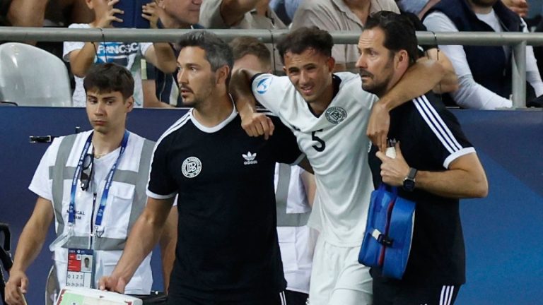EM Drama: Deutscher U21 -Verteidigungschef Max Rosenfelder beginnt bitter zu weinen