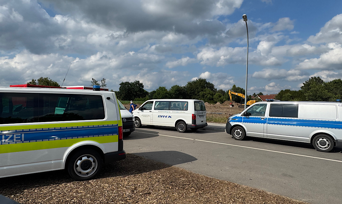 Meppen – Bombe (Bombardiertes Flar -Bier im Esterfeld District gefunden
