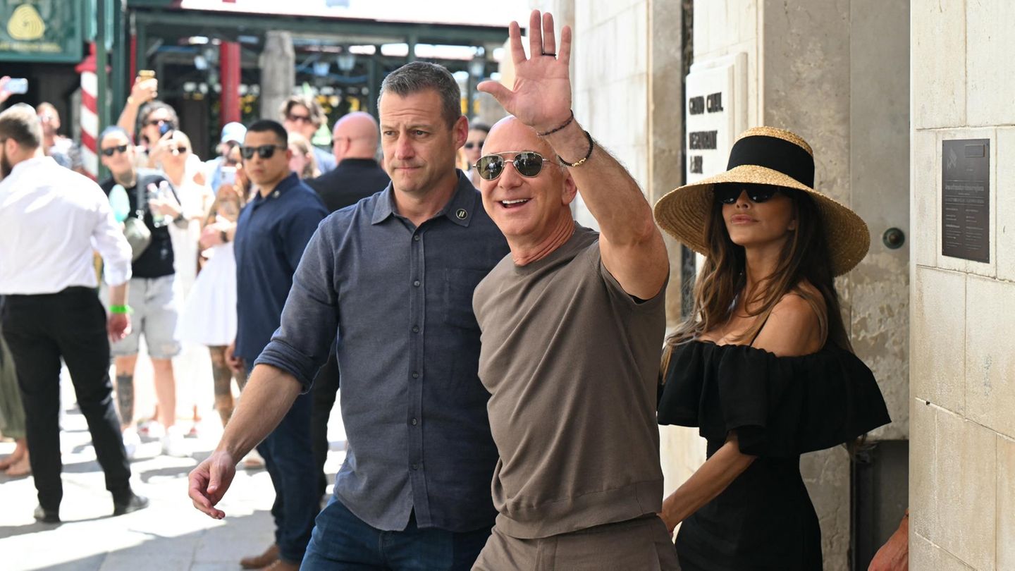 Jeff Bezos + Lauren Sánchez: Am Tag nach der Hochzeit gibt es keine Spur von Kater