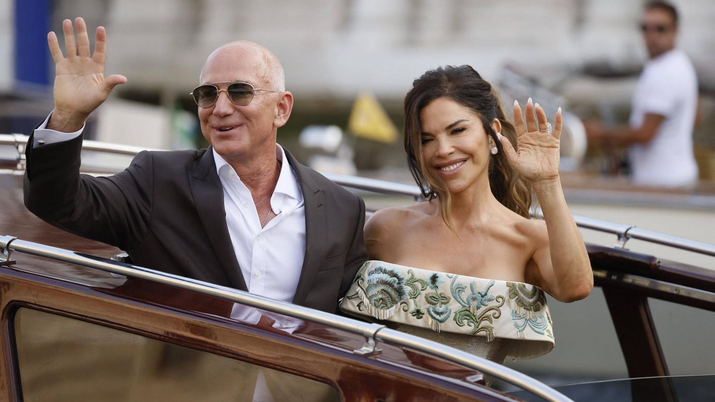 Jeff Bezos und Lauren Sánchez feiern Begrüßungsparty in Venedig