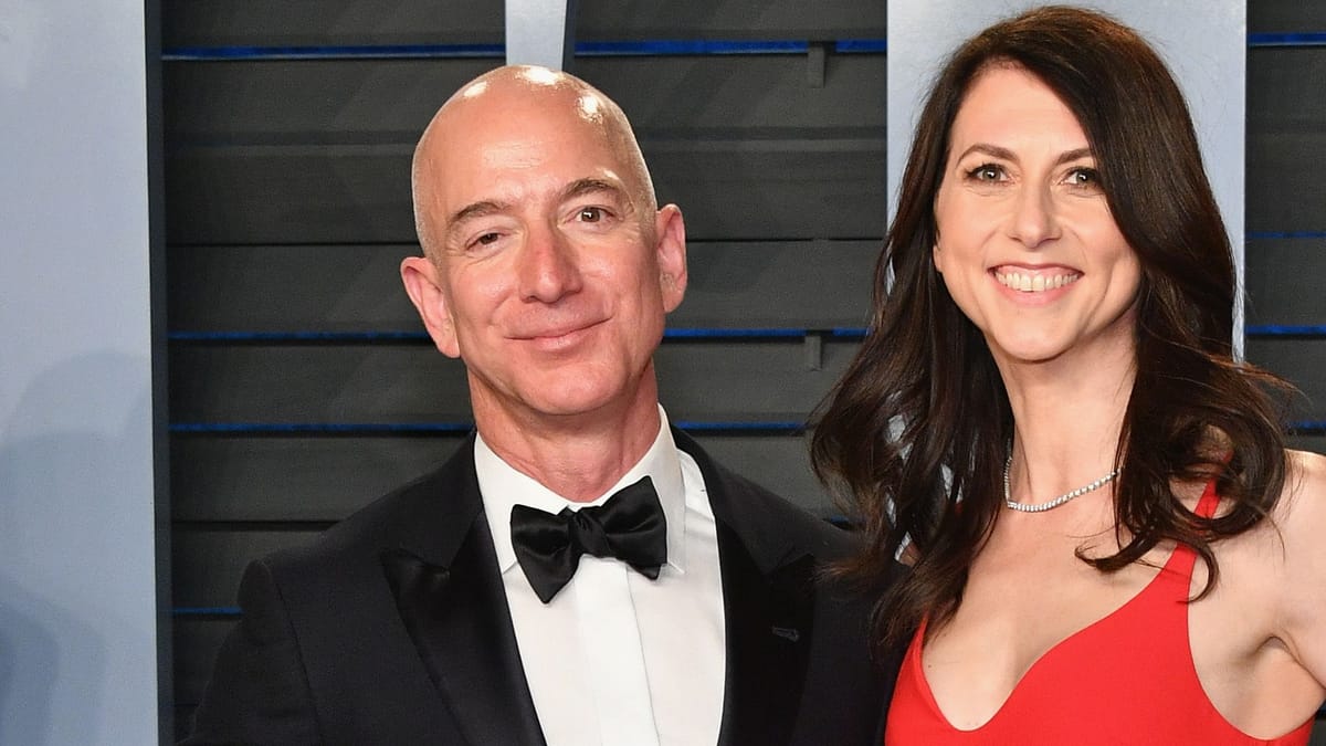 Er und sein Ex Mackenzie Scott sahen anders aus