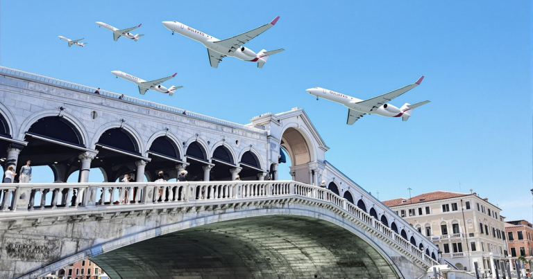Umstrittene Hochzeit: Venedig ist durch die Hochzeit von Jeff Bezos mit dem Mekka von Privatjets