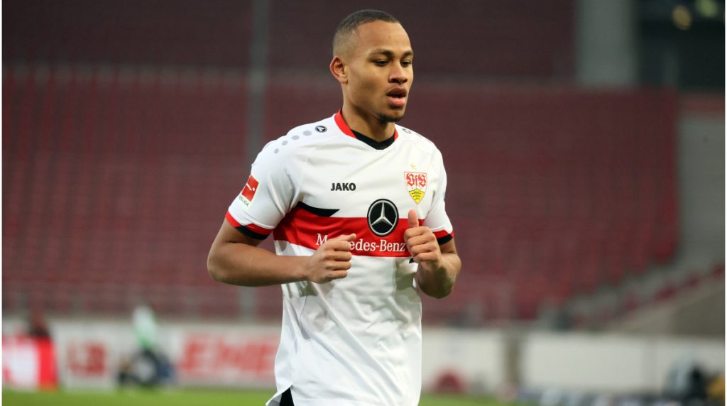 VFB Stuttgart erstreckt sich mit Pechvogel Nikolas Nartey VFB Stuttgart erstreckt sich mit Pechvogel Nikolas Nartey