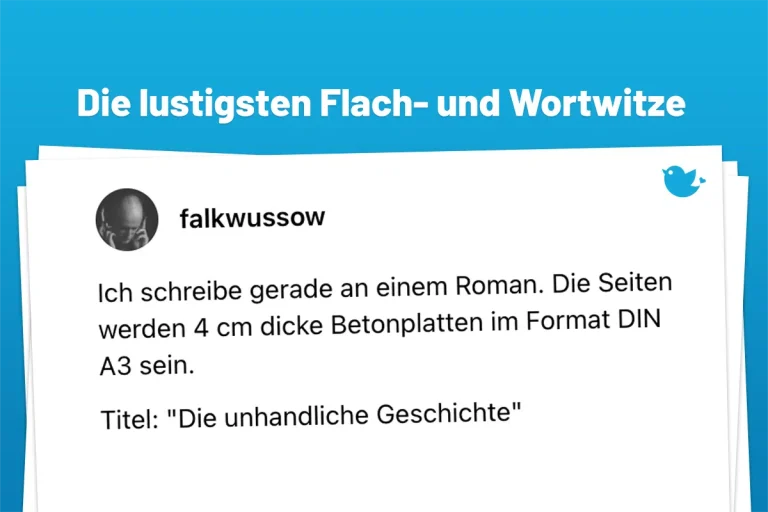 Flachwitz Freitag: Die besten Flach- und Wortwitze (281)