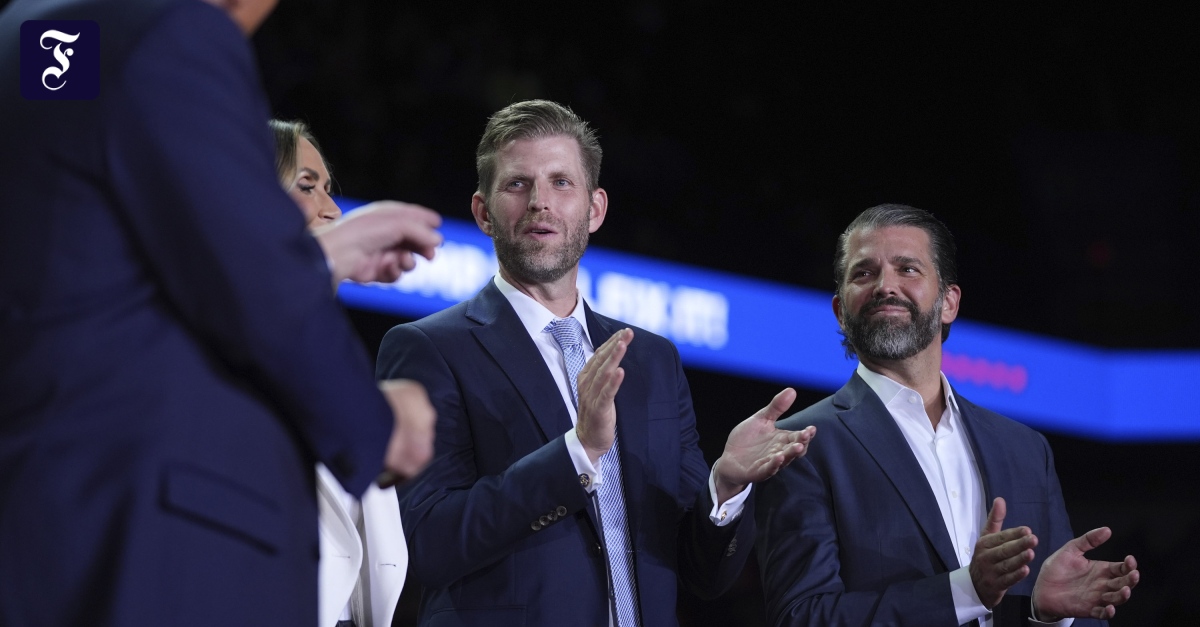 Handy der Trump -Söhne „in den USA“ nicht mehr „gemacht“