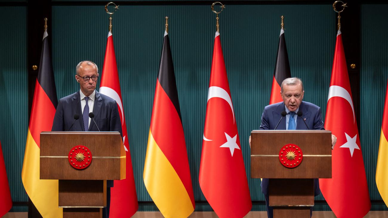 Besuch in der Türkei: Merz und Erdogan klären unterschiedliche Meinungen zum Gaza-Krieg