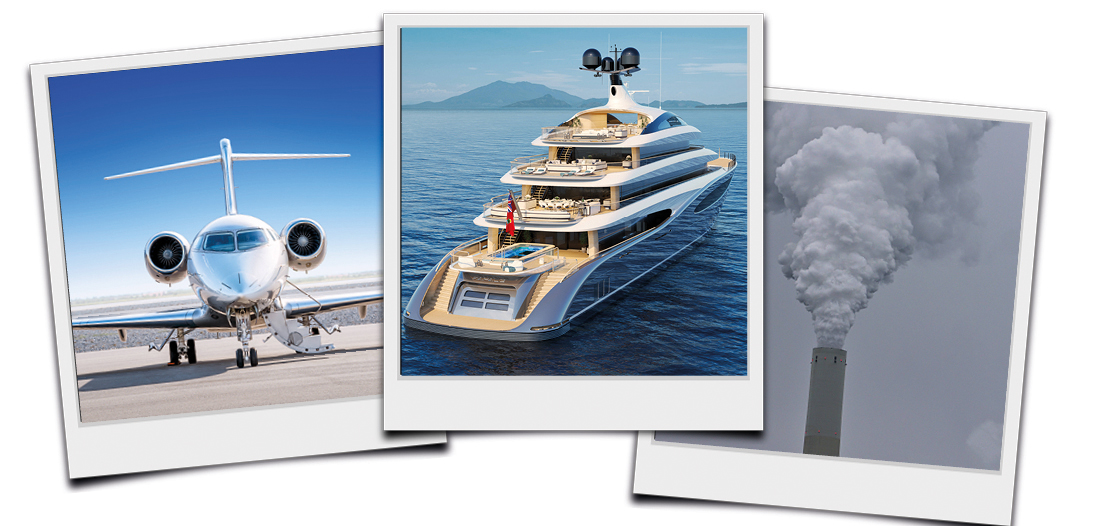 Reichtum und Klimakollaps: Mein Jet, meine Yacht, mein CO2-Fußabdruck – junge Welt