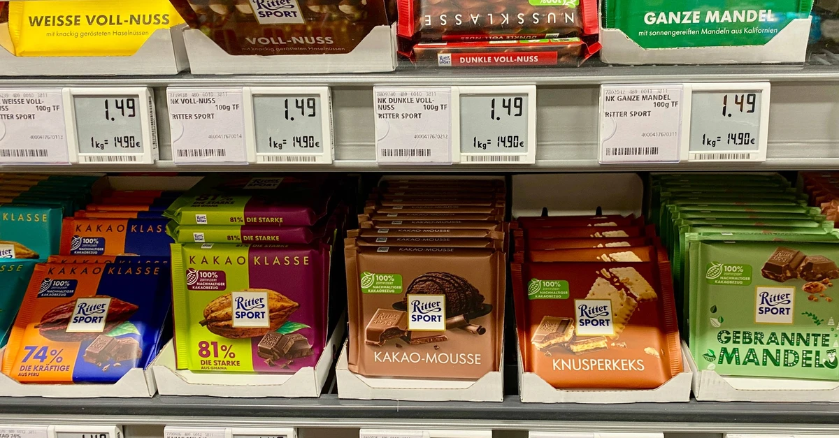 Ritter Sport bringt im November eine NFL-Variante heraus