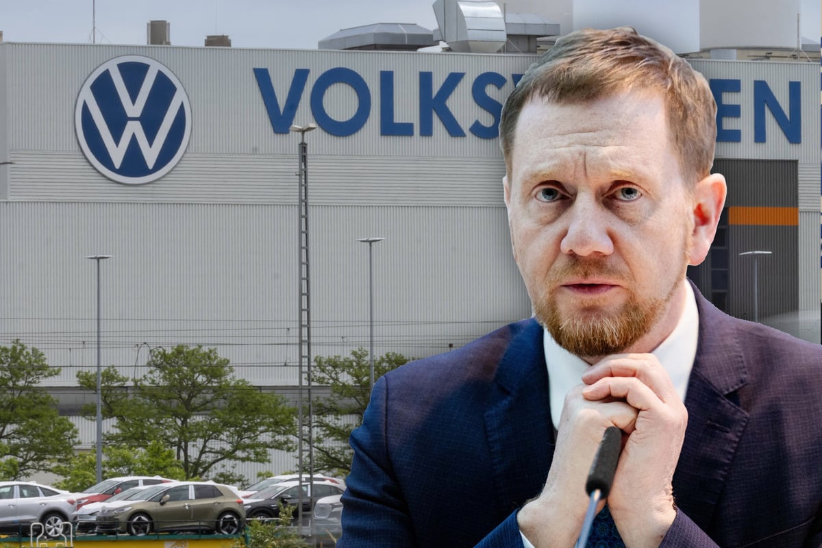 Sachsens Ministerpräsident Michael Kretschmer erhöht den Druck auf Volkswagen Sachsens Ministerpräsident Michael Kretschmer erhöht den Druck auf Volkswagen