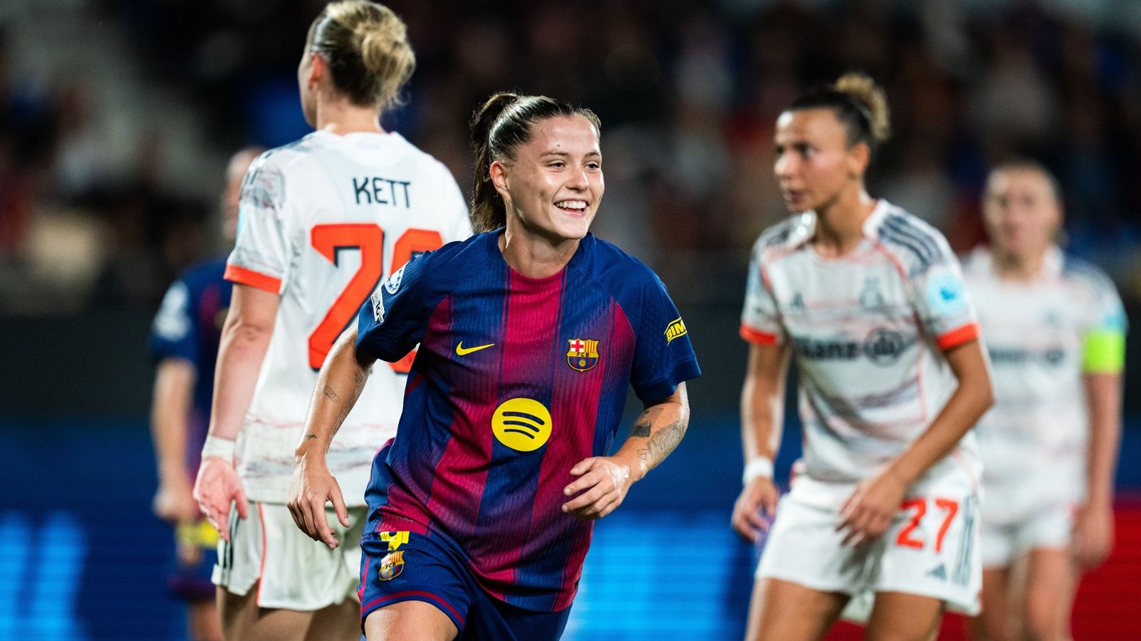 Juicy 1: 7 Klatschen gegen Barca-FCB-Frauen ohne Chance Juicy 1: 7 Klatschen gegen Barca-FCB-Frauen ohne Chance