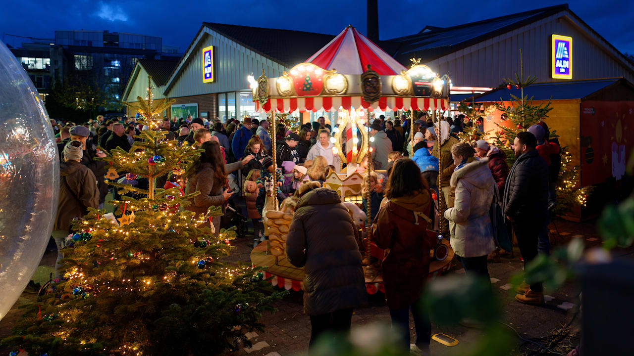 Aldi eröffnet Weihnachtsmärkte in vier Städten: Glühwein für 1 Euro | Nachricht