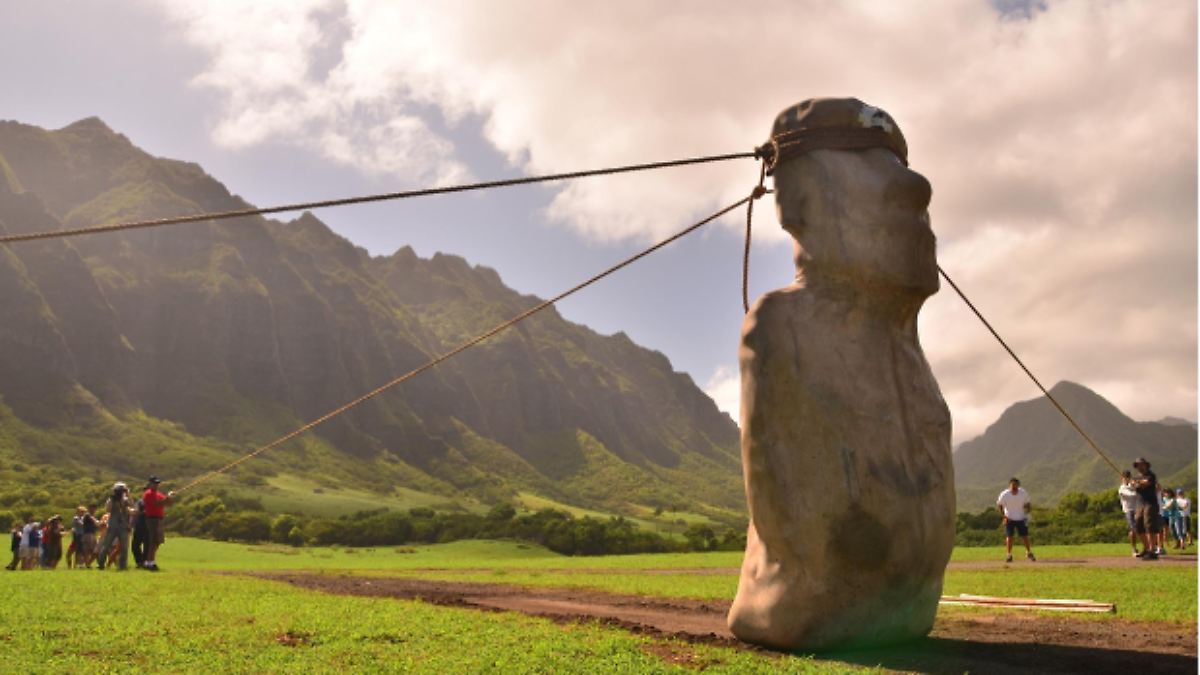 Studie liefert neue Beweise: Sind die schweren Moia-Statuen über die Osterinsel „gelaufen“? Studie liefert neue Beweise: Sind die schweren Moia-Statuen über die Osterinsel „gelaufen“?