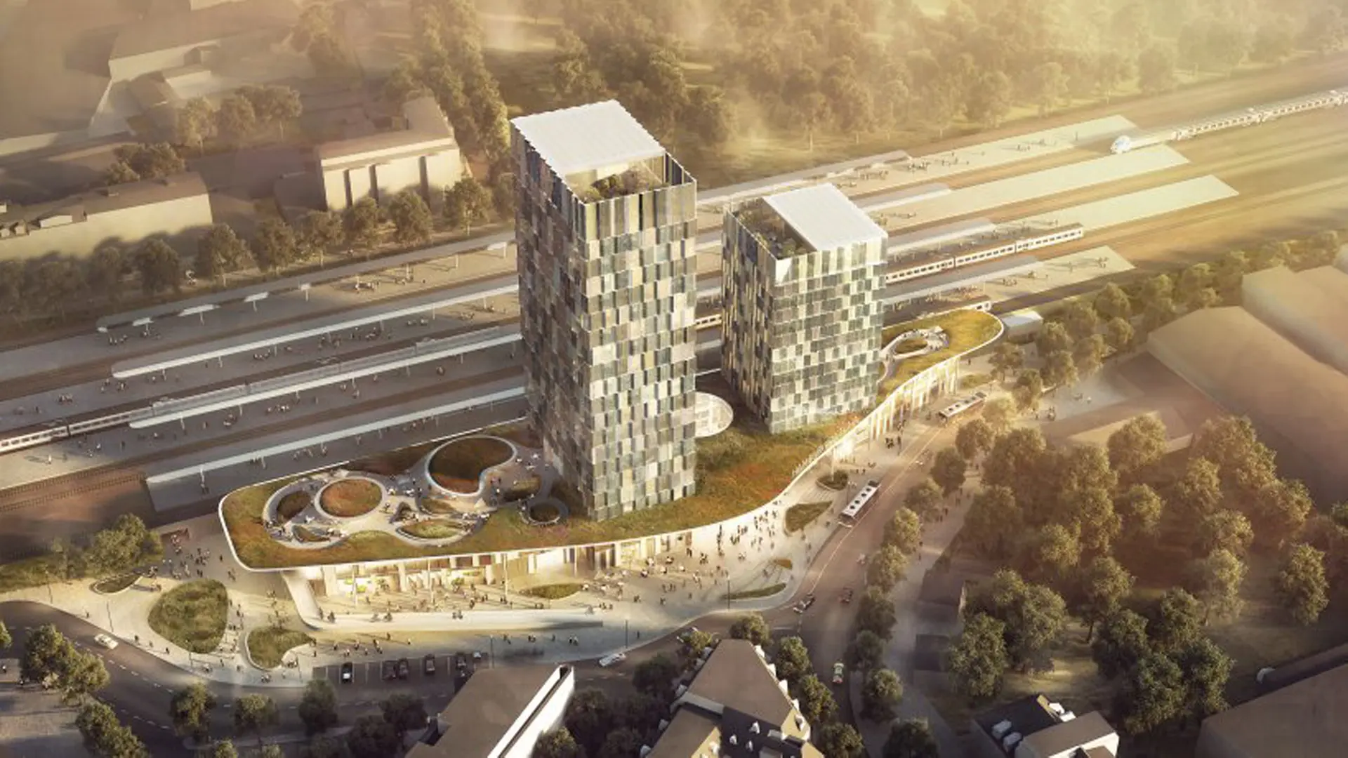 Der neue Fernbahnhof Altona wird später als geplant fertiggestellt Der neue Fernbahnhof Altona wird später als geplant fertiggestellt