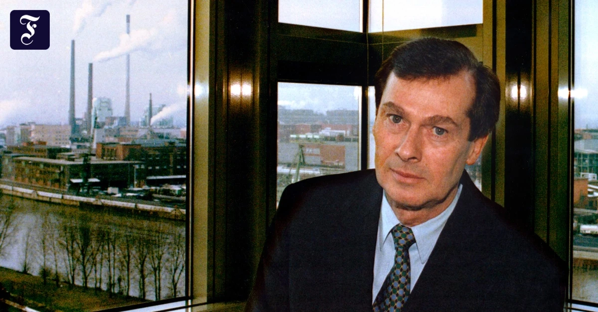 Vom Hoechst-Chef zum ABB-Sanierer: Jürgen Dormann ist tot