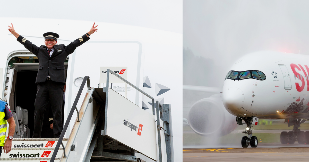 Swiss läutet ein neues Kapitel in ihrer Flottengeschichte ein – die Ankunft des Airbus A350 in Bildern Swiss läutet ein neues Kapitel in ihrer Flottengeschichte ein – die Ankunft des Airbus A350 in Bildern