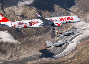 Die Schweizer Luftwaffe hat den Airbus A350 von Swiss übernommen