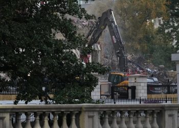 Trump lässt den gesamten Ostflügel des Weißen Hauses abreißen