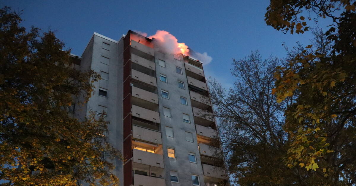 Mannheim: 88-Jähriger starb bei Hochhausbrand in Vogelstang – Polizeimeldungen aus Rhein-Neckar-Odenwald