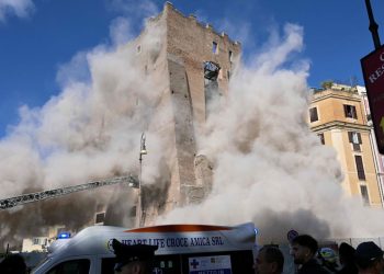 Rom: Mittelalterlicher Turm in der Nähe des Kolosseums eingestürzt | Nachricht