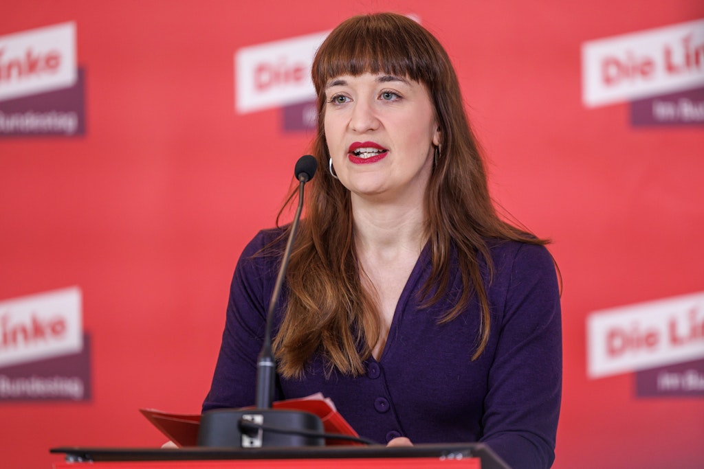 Leipziger Professorin, ausgestellt von Heidi Reichinnek