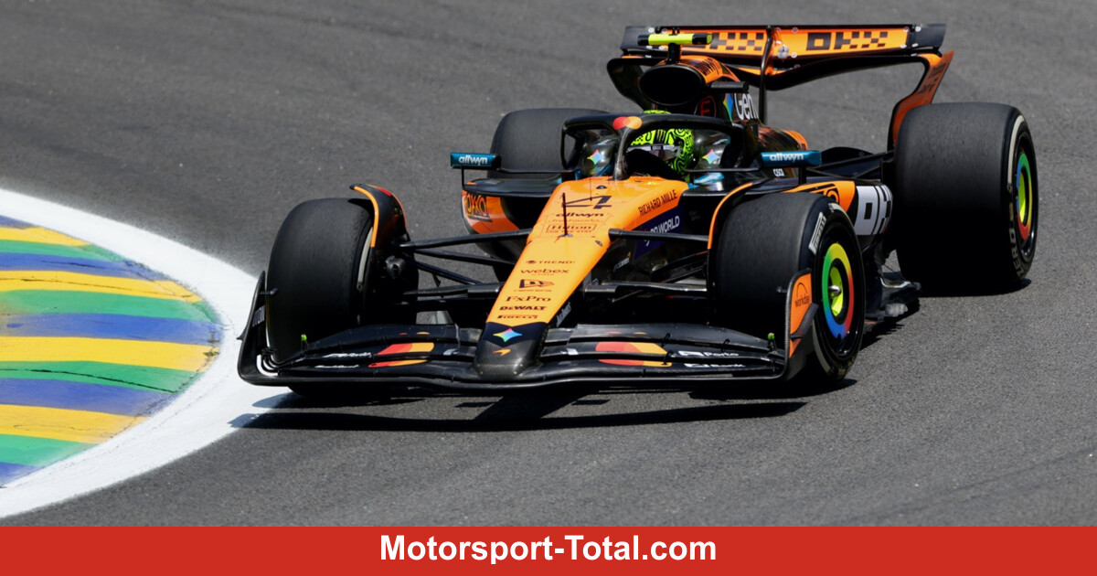 Formel 1 Sao Paulo: Norris im Freien Training vorne